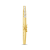 Yellow Gold & Diamond Bangle Bracelet
