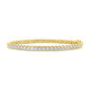 Yellow Gold & Diamond Bangle Bracelet