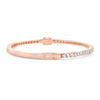 Rose Gold & Diamond Bangle Bracelet