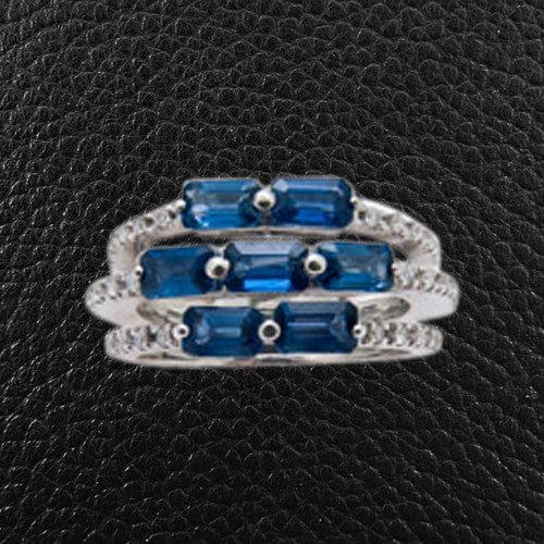 Sapphire & Diamond Ring