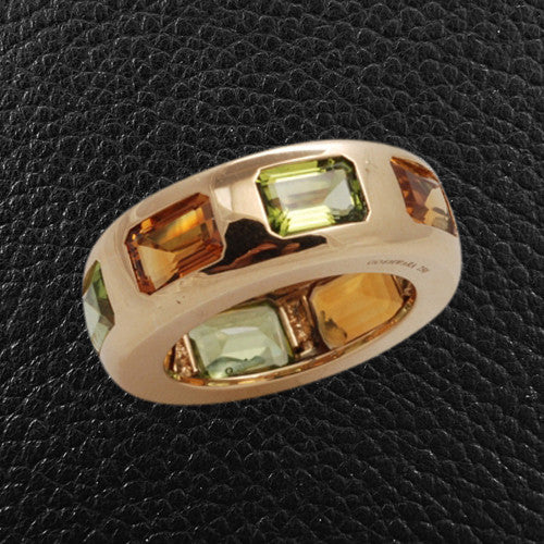 Peridot & Citrine Ring