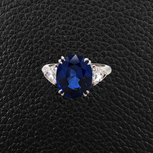 Sapphire & Diamond Ring