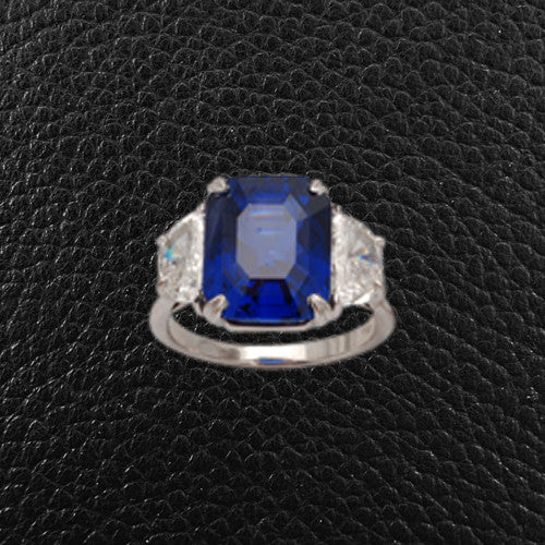 Sapphire & Diamond Ring