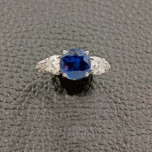 Sapphire & Diamond Ring