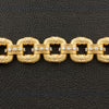 Gold Link & Diamond Estate Bracelet