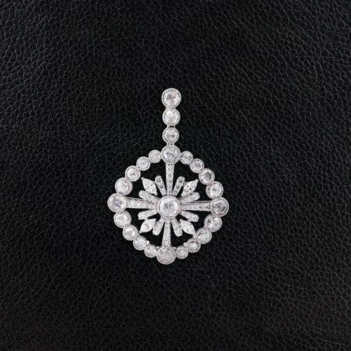 Diamond Sunburst Pendant