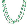 Emerald & Sapphire Bead Estate Necklace