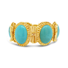 Turquoise & Gold Estate Bracelet