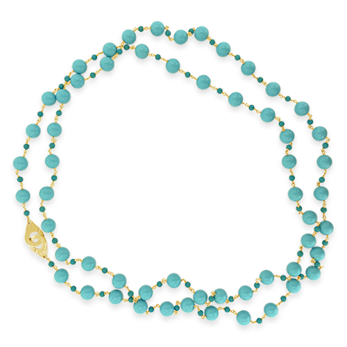 Turquoise Bead Necklace