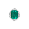 Columbian Emerald & Diamond Ring