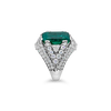 Columbian Emerald & Diamond Ring