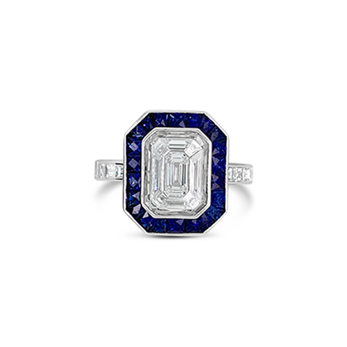 Sapphire & Diamond Ring