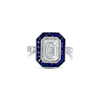 Sapphire & Diamond Ring