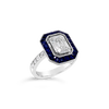 Sapphire & Diamond Ring