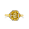 Citrine & Diamond RIng