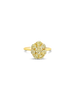 Yellow Diamond Cluster Ring