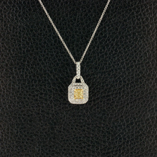 Yellow Diamond Pendant